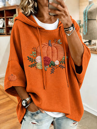 Women'S Casual Plaid Color Blocking Design Print Hoodie