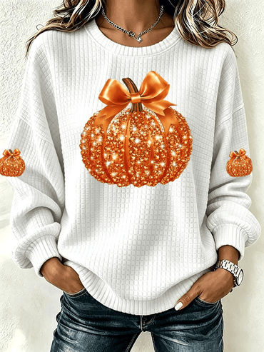 Women'S Casual Pumpkin Autumn Top