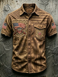 Men'S 250Th Anniversary National Faith Print  Shirt