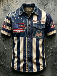 Men'S 250Th Anniversary National Faith Print  Shirt